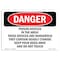 Signmission Safety Sign, OSHA Danger, 3.5" Height, Poison Devices In The Area, Landscape OS-DS-D-35-L-1969 - alternate 1